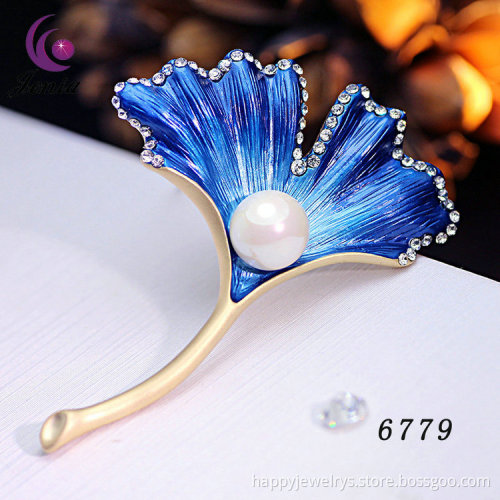 Jenia Hot Sale Fashion Girl Brooch With Colour Rhinestone Gold Plated Jewellery
